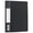 Black, variant on A4 Double Clip File Folder, Plastic Lever Arch Document Holder, Office Paper Organizer, Snap Closure File Storage Binder, Sturdy Document Folder for Business Files, Office Work Filing