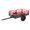 Red, variant on Yiwa 1500 Lbs Heavy Duty Steel Dump Cart, 15 Cu ft Utility Trailer with Removable Sides, Foot Pedal Dump for ATV UTV Lawn Mower