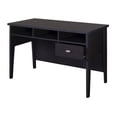 thumbnail image 3 of CorLiving Folio Black Espresso Single Drawer Desk, 3 of 6