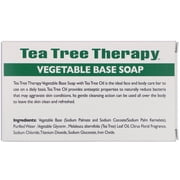 Tea Tree Therapy Vegetable Base Soap with Tea Tree Oil - 3.9 oz