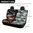 thumbnail image 4 of CHAQLIN Camouflage Flag Durable Car Rear Seat Covers for Car Interior Auto Interior, Washable Car Back Seat Covers Non-Slip Back Seat Protectors, 4 of 7