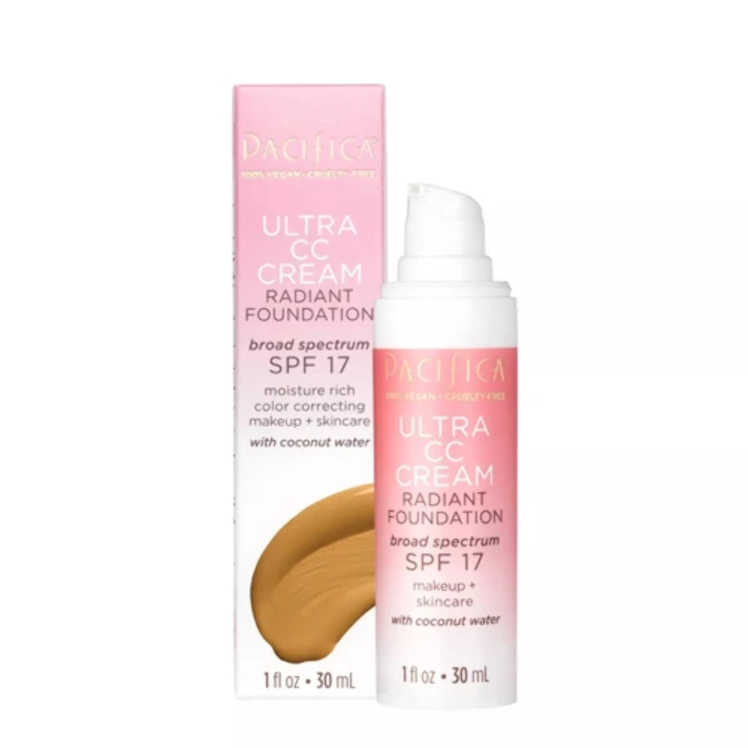 Pacifica Ultra CC Cream Radiant Foundation - Warm Medium