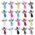 thumbnail image 2 of 25Pcs Alloy Wings Pendant in Teardrop Shape for Diy and Gift Projects, 2 of 9
