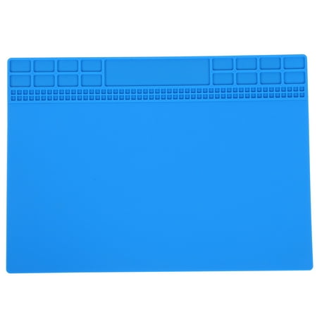 

price crash Repair Mat Silicone Heat Resistant Pad Computer Phone Solder Station Tools 350x250x4mmDrak Blue