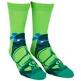 thumbnail image 3 of Teenage Mutant Ninja Turtles Leo and Mikey Crew Socks 2-Pack, 3 of 9