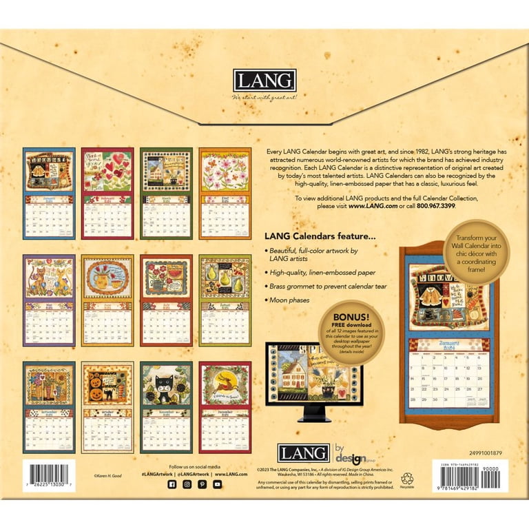 Lang Companies, Simple Life 2024 Wall Calendar - Walmart.com