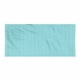 thumbnail image 1 of Orient Gym Towel, Geometric Inspired Oriental Motif Outline Eastern Star Graphic, One-Sided Quick Dry Microfiber for Beach Fitness & Swimming, 60" x 30", Pale Teal White, by Ambesonne, 1 of 2