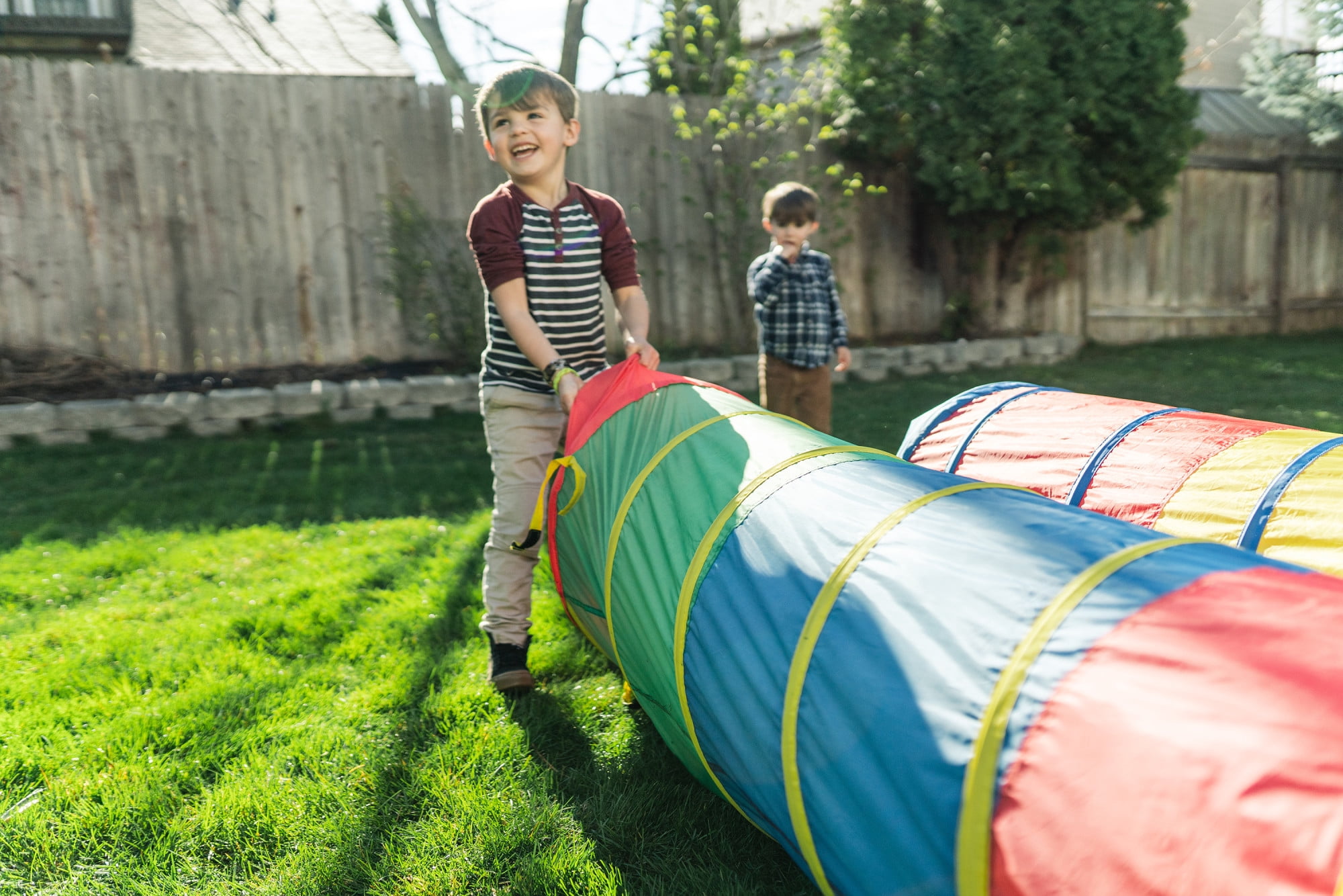 Pacific Play Tents Find Me 6" Tunnel, Yellow, Child
