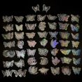 thumbnail image 4 of Juego de pegatinas de mariposa TUNC con purpurina holográfica 100 Uds. decorativas impermeables, 4 of 4