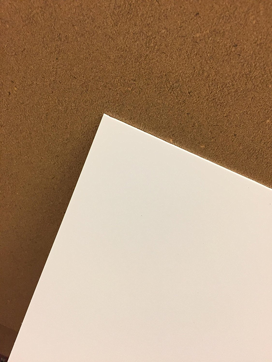 POLYSTYRENE PLASTIC SHEET .080" THICK 11" X 11"  CREME COLOR 