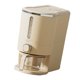 thumbnail image 4 of Dispensador de arroz para cocina, diseño de prensa, contenedor de arroz, contenedor de almacenamiento de alimentos, cubo dispensador de cereales para el hogar con taza pequeña, 18 x 34 x 31,5 cm, 4 of 12