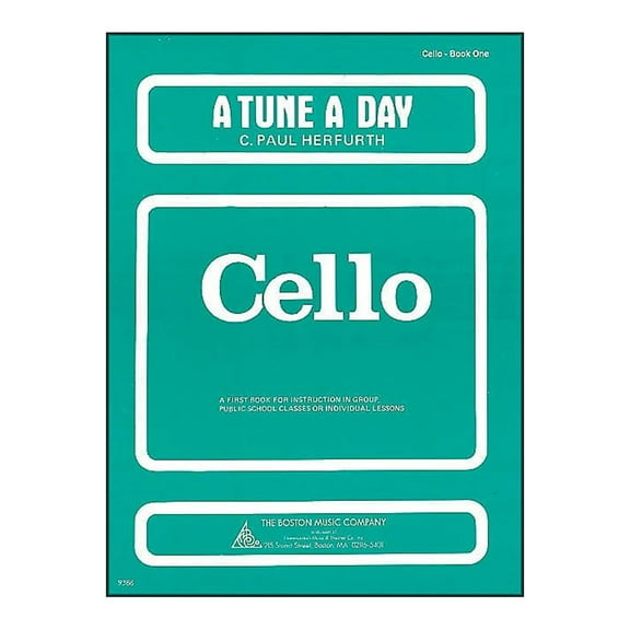 Music Sales A Tune A Day for Cello Book 1