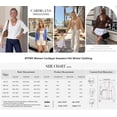 thumbnail image 5 of BTFBM V Neck Cardigan Sweaters for Women 2026 | Long Sleeve Knit Sweater, Button Down Shrug Tops, Open Front, Lightweight Cardigans, Business Casual Outfits,Fall Winter Clothing, 5 of 8