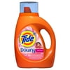 Tide Plus Downy April Fresh Scent Liquid Laundry Detergent, 46 oz, 29 loads