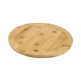 thumbnail image 1 of Plato para servir, bandeja giratoria de madera, bandeja para servir, tabla para servir pizza, base giratoria, placa giratoria redonda de madera, para Soledad Bandeja giratoria, 1 of 9