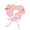 Pink, variant on Women's Crochet Head Scarf Head Wrap – Handmade Knotted Kerchief Hair Scarf, Floral Tie Back Bandana Headband, Boho Vintage Hair Wrap for Music Festival White,One Size