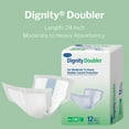 thumbnail image 5 of Hartman Dignity Doubler XL Unisex Incontinence Bladder Control Pads with Super-Absorbent Core, 24" x 13", 12 Count, 1 Pack, 5 of 5