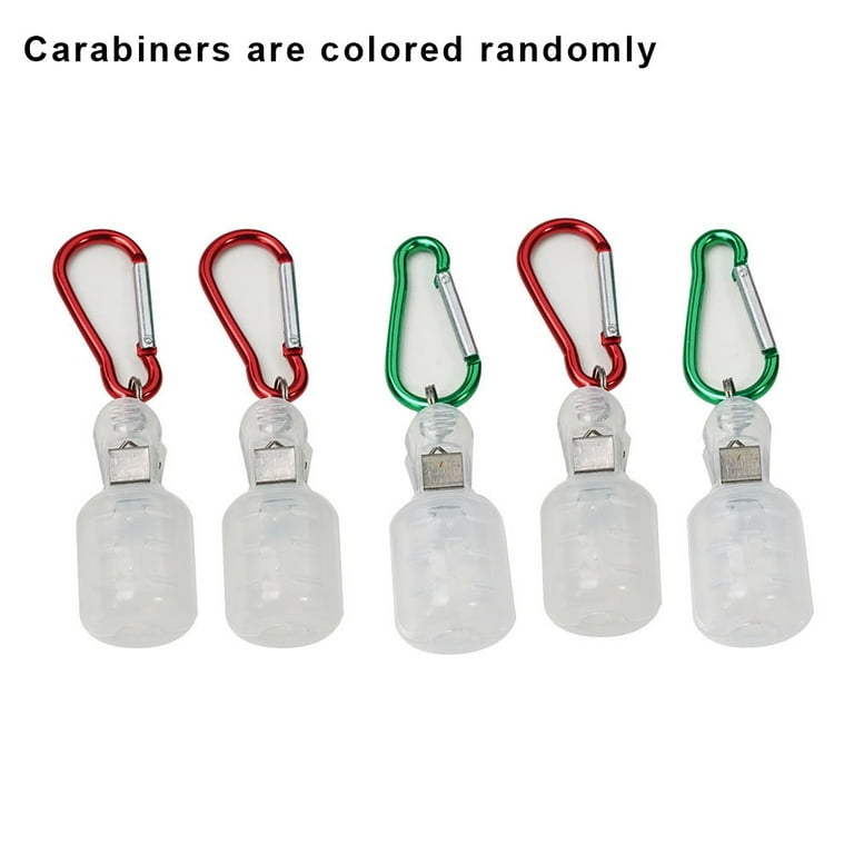 5Pcs Jig Hook Covers Protector with Carabiner for Egi Fishing Lure