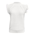thumbnail image 5 of FUYUDY Women Shirts Knitted Sleeveless Sweater Vest Casual Crochet Tops Soft Summer Pullover Yarn Tank Blouse Versatile Female Solid Color Dailywear, 5 of 5