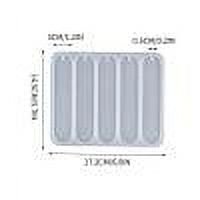PEONAVET Silicone Mold DIY Blank Long Bar Shape Bookmark Mould