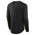 thumbnail image 3 of Men's Fanatics Black/Orange Houston Dynamo FC Striker Long Sleeve T-Shirt, 3 of 3