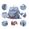 thumbnail image 4 of Mochila Los Misterios LMB10006 color azul diseño lisa 16L, 4 of 4