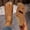 A_ Brown, variant on Women's Summer Beach Wedge Heel Solid Open Toe Platform Slippers, Stylish Lightweight Elevated Footwear for Casual Daily Outdoor Wear Sky Blue 36