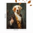 thumbnail image 3 of Thumbs Up Cartoon Dog Canvas Print, Funny Pet Lover Decor For Home Kitchen Cafe Hotel Office Wall Art, 3 of 8
