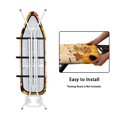 thumbnail image 5 of HELLHERO Sunflower Musical Note Iron Board Cover Iron Pad Board Cover Elastic Edge Protective Cover 15 x 54 inch Removable Cover High Temperature Lightweight, 5 of 6