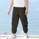 thumbnail image 2 of Odeerbi 3-16 Años Niños Cargo Pantalones Deportivos Jogger Pantalones Primavera Verano Color Sólido Casual Pantalones de Trabajo Con Bolsillos, 2 of 7