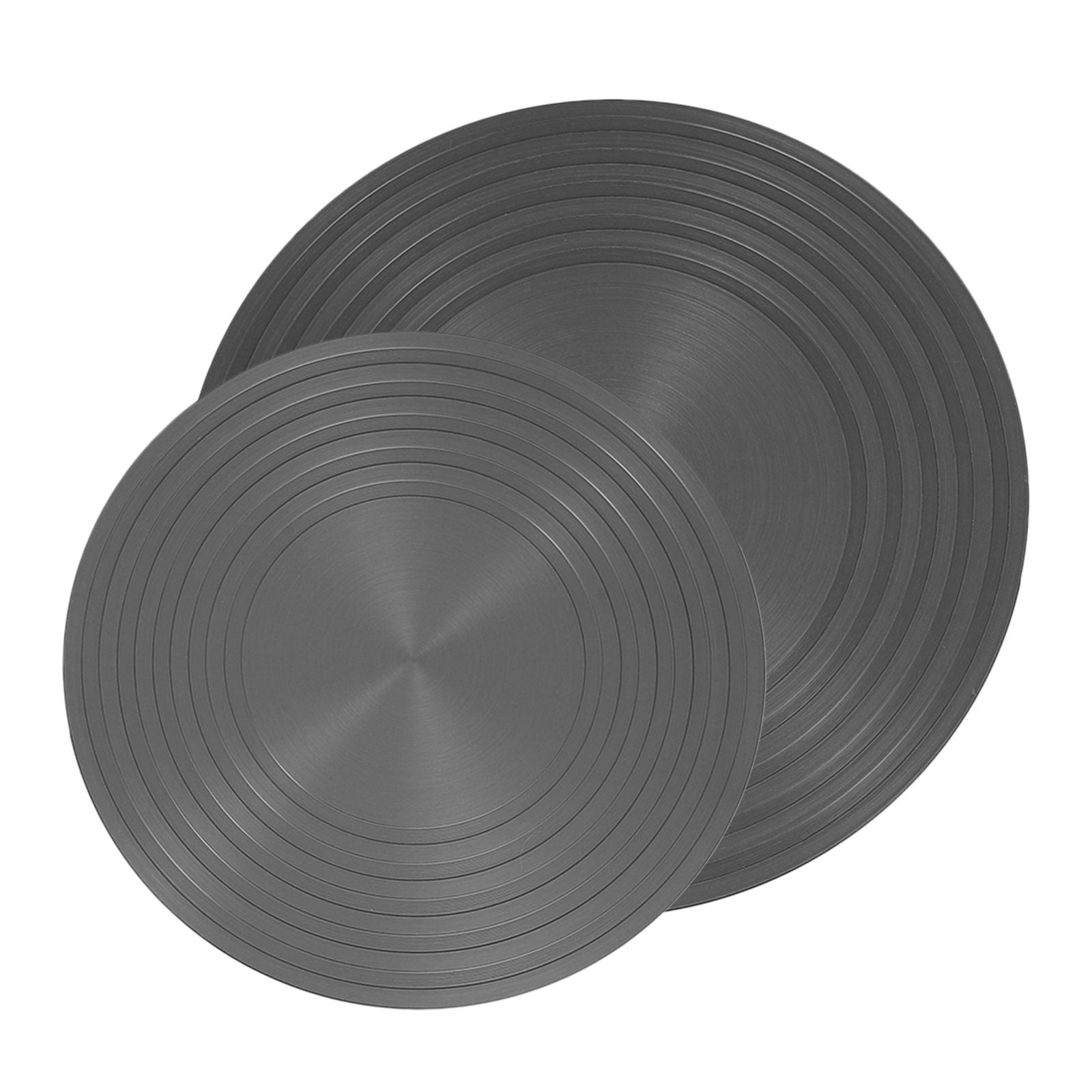 DINHEAROM 2PCS Aluminum Heat Plate for Gas Stove 9.4in