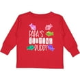 thumbnail image 3 of Inktastic Papa's Fishing Buddy with Colorful Fish Boys or Girls Long Sleeve Toddler T-Shirt, 3 of 5