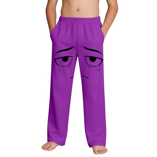 Casual Beach Pants for Girls with Pockets Quick Dry Elastic Waist 100% Polyester