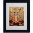 thumbnail image 2 of Trademark Fine Art "Golf Calendar 1899" Canvas Art by Edward Penfield, Black Frame, 2 of 3