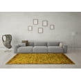thumbnail image 3 of Ahgly Company Indoor Rectangle Oriental Yellow Industrial Area Rugs, 6' x 9', 3 of 4