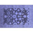 thumbnail image 1 of Ahgly Company Indoor Rectangle Oriental Blue Industrial Area Rugs, 2' x 3', 1 of 4