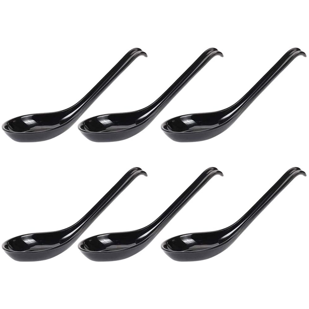 4 x Zebra Stainless Steel Metal Spoons Camping Light Chinese Style Soup Spoon L