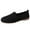 Black, variant on Xfvqtps Womens Knit Loafers Breathable Slip on Flats Round Toe Comfortable Casual Shoes for Women Flexible Soft Sole Everyday Wear Lightweight Walking Shoes Black