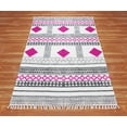 thumbnail image 5 of Casavani - 10'x14' Handwoven Cotton Block Printed Rugs Moroccan Pink Area Rugs for Farmhouse Bedroom, 5 of 6