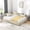 Beige, variant on Noble House Carola Full Size Velvet Daybed Frame, Tufted Upholstered Sofa Bed with Underbed Storage Drawers, Black