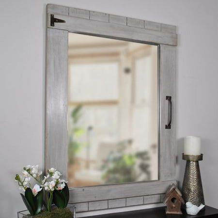 gracie oaks pyle weathered barn accent mirror walmart com
