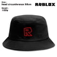 thumbnail image 2 of ROBLOX-Sombrero de pescador con estampado de dibujos animados para hombre y mujer, protector solar informal para exteriores, sombrilla, literatura y arte japoneses, combina con todo, 2 of 4