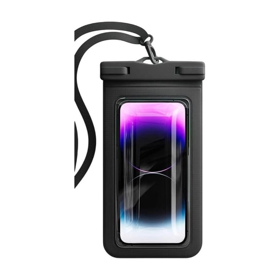 Waterproof Phone Pouch Tpu Touchscreen-Compatible Outdoor Dry Bag Lanyard Style with Neck Strap for Swimming Drifting Beach Essentials Universal Smartphones Waterproof Bag