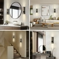 thumbnail image 4 of Deyidn 13.7" Wall Sconces Rechargeable Modern LED Wall Lamps Dimmable Battery Operated Wireless Wall Light Fixtures with Acrylic Crystal and Remote Control, 4 of 12