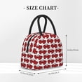 thumbnail image 2 of Disketp Cute Red Crab Bolsa Térmica para Almuerzo, Lonchera con Abertura Amplia y Gran Capacidad, Organizador Reutilizable para Mujeres, Hombres y Adultos, 2 of 6