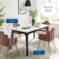 thumbnail image 2 of Modway Juxtapose 63" Rectangular Performance Artificial Marble Dining Table, 2 of 8