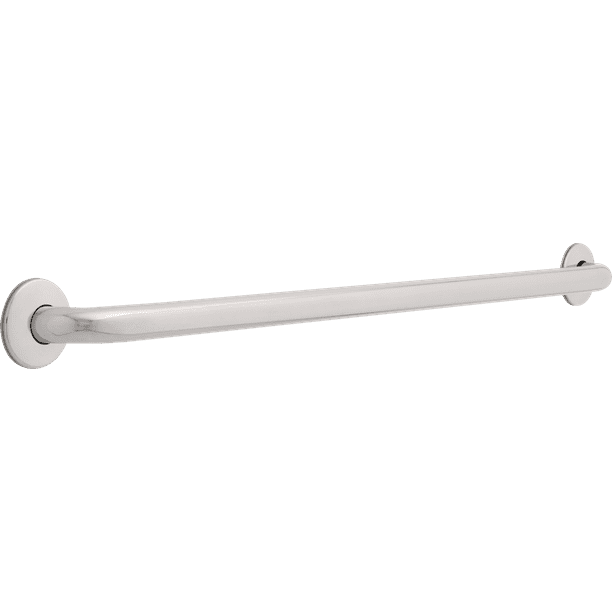 11/4 in. x 36 in. Concealed Screw Grab Bar in Bright Stainless Steel