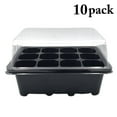 thumbnail image 2 of Coofit 10 Sets Plant Growing Tray 12-Cell Creative Plastic Seed Tray Plant Grow Tray, 2 of 10