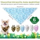 thumbnail image 2 of 6PCS Pañuelos de Verano para Perro, Pañuelos Florales Suaves para Perros, Patrón de Pata y Hueso de Perro, Bandana Triangular Ajustable, Accesorios para Pañuelos de Pequeños, Medianos y Grande, 2 of 4