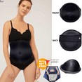 thumbnail image 3 of BIMEI Fake Pregnant Belly Sponge Velcro Closure Lightweight Adjustable Costume for Woman Fake Pregnancy Belly Soft Elastic Artificial False Belly Actor Performance Props, Black, S (Twins 1-5 months), 3 of 7